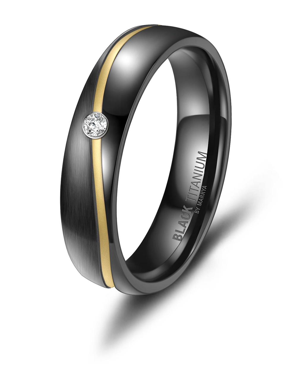 Black Titanium BT-01 – Der Puristische (Damenring)