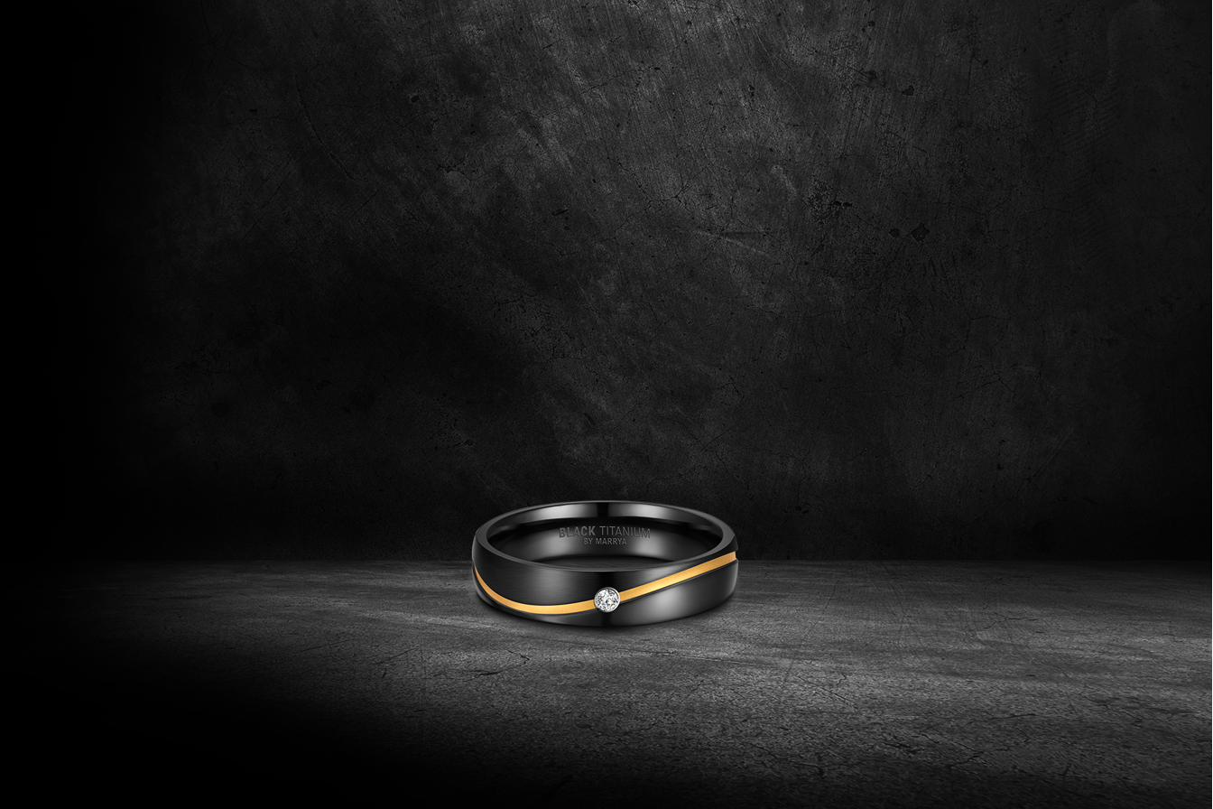 Black Titanium BT-01 – Der Puristische (Damenring)