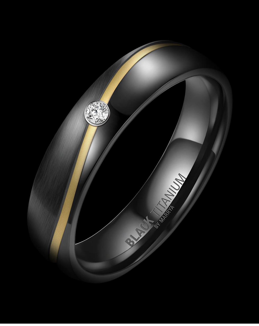 Black Titanium BT-01 – Der Puristische (Damenring)