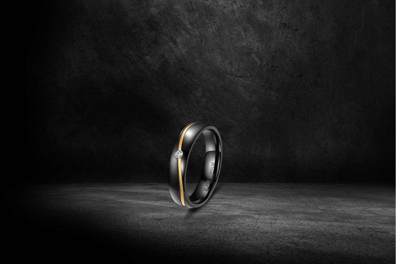 Black Titanium BT-01 – Der Puristische (Damenring)