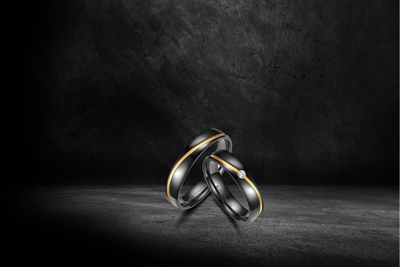 Black Titanium BT-01 – Der Puristische (Paar)