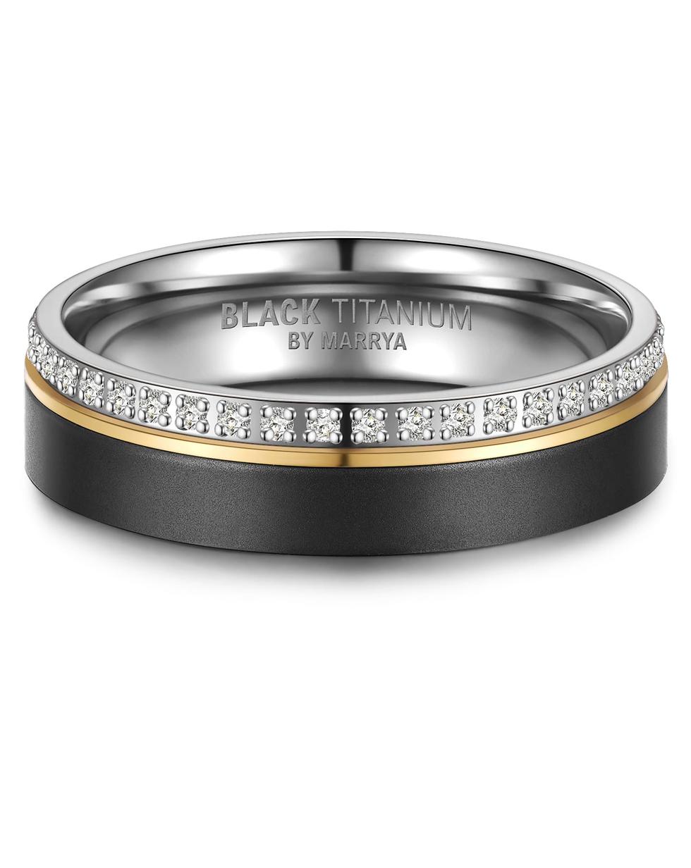 Black Titanium BT-02 – Der Strahlende (Damenring)