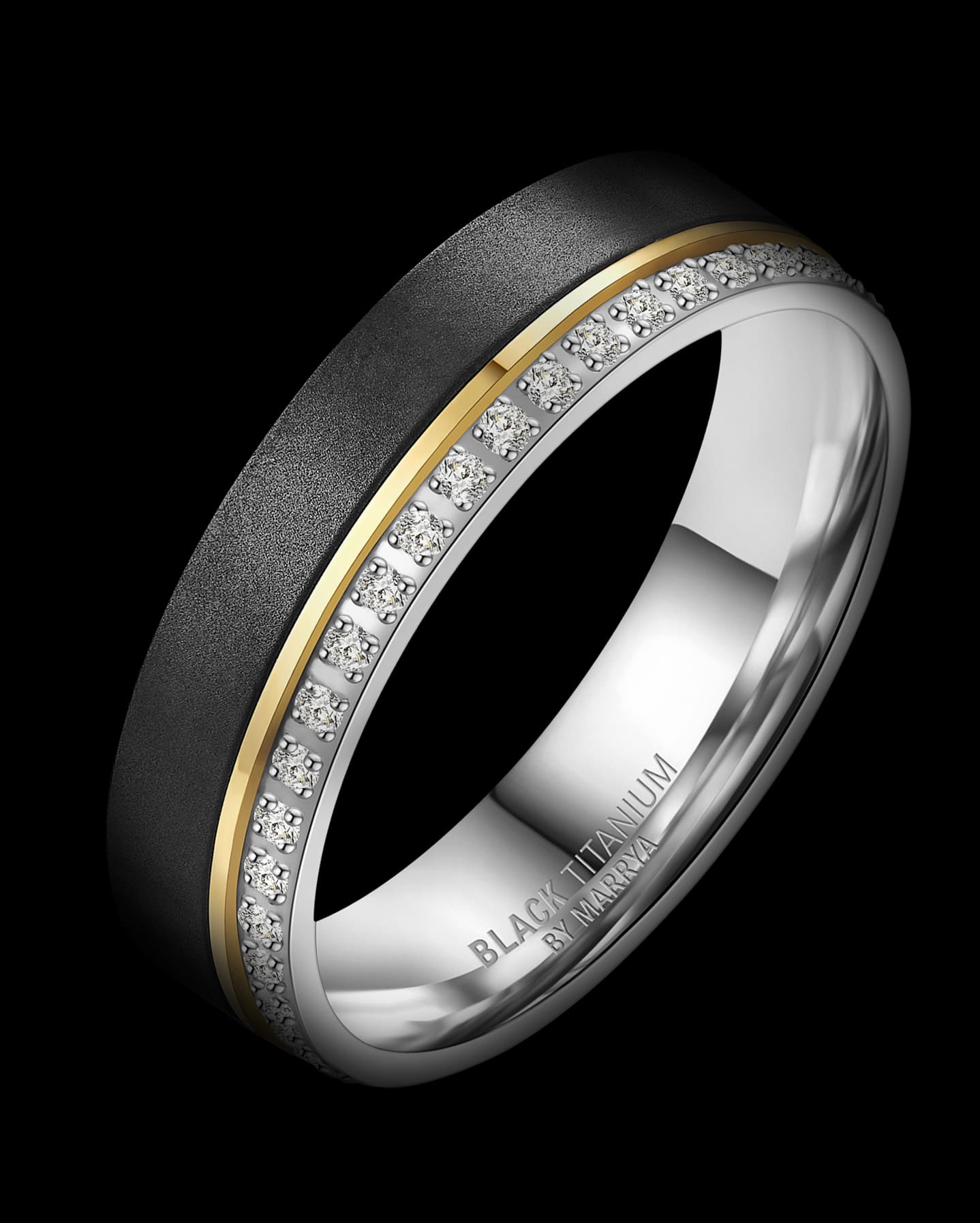 Black Titanium BT-02 – Der Strahlende (Damenring)