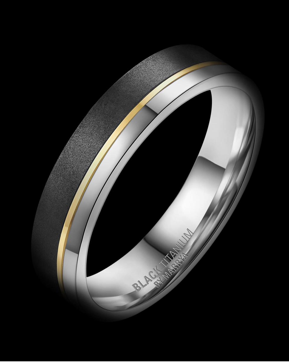 Black Titanium BT-02 – Der Strahlende (Herrenring)
