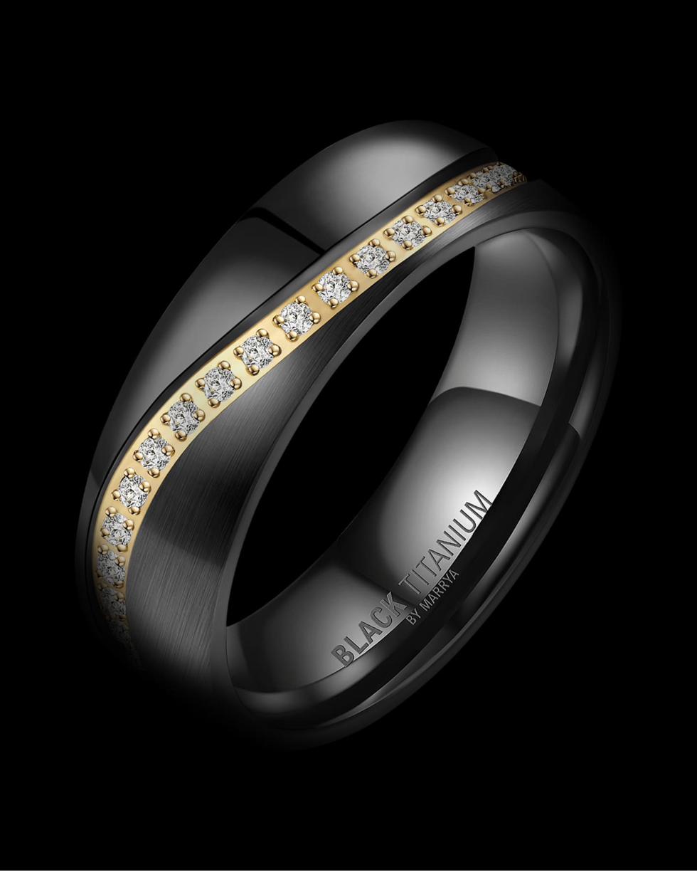 Black Titanium BT-03 – Der Imposante (Damenring)