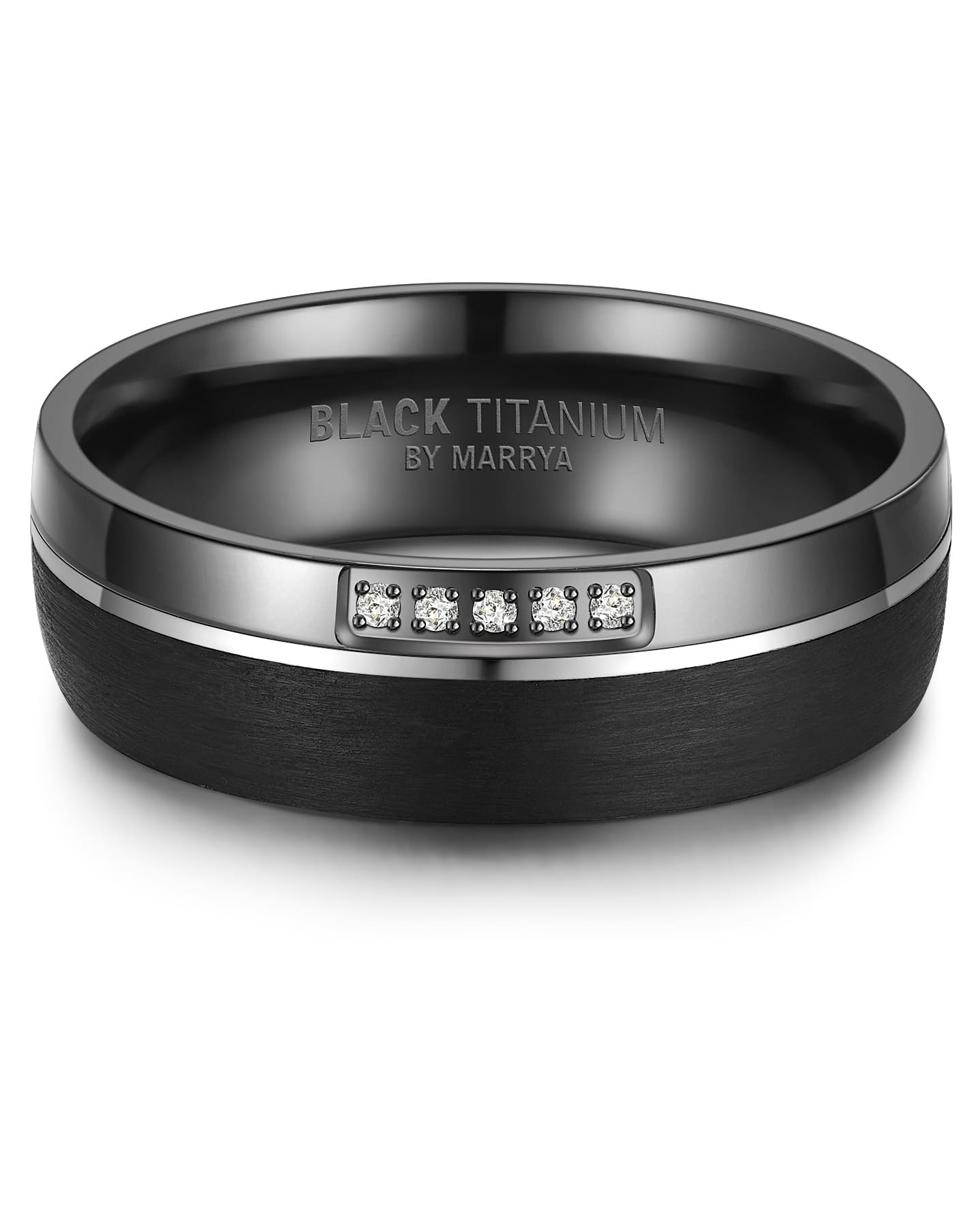Black Titanium BT-07 – Der Charaktervolle (Damenring)