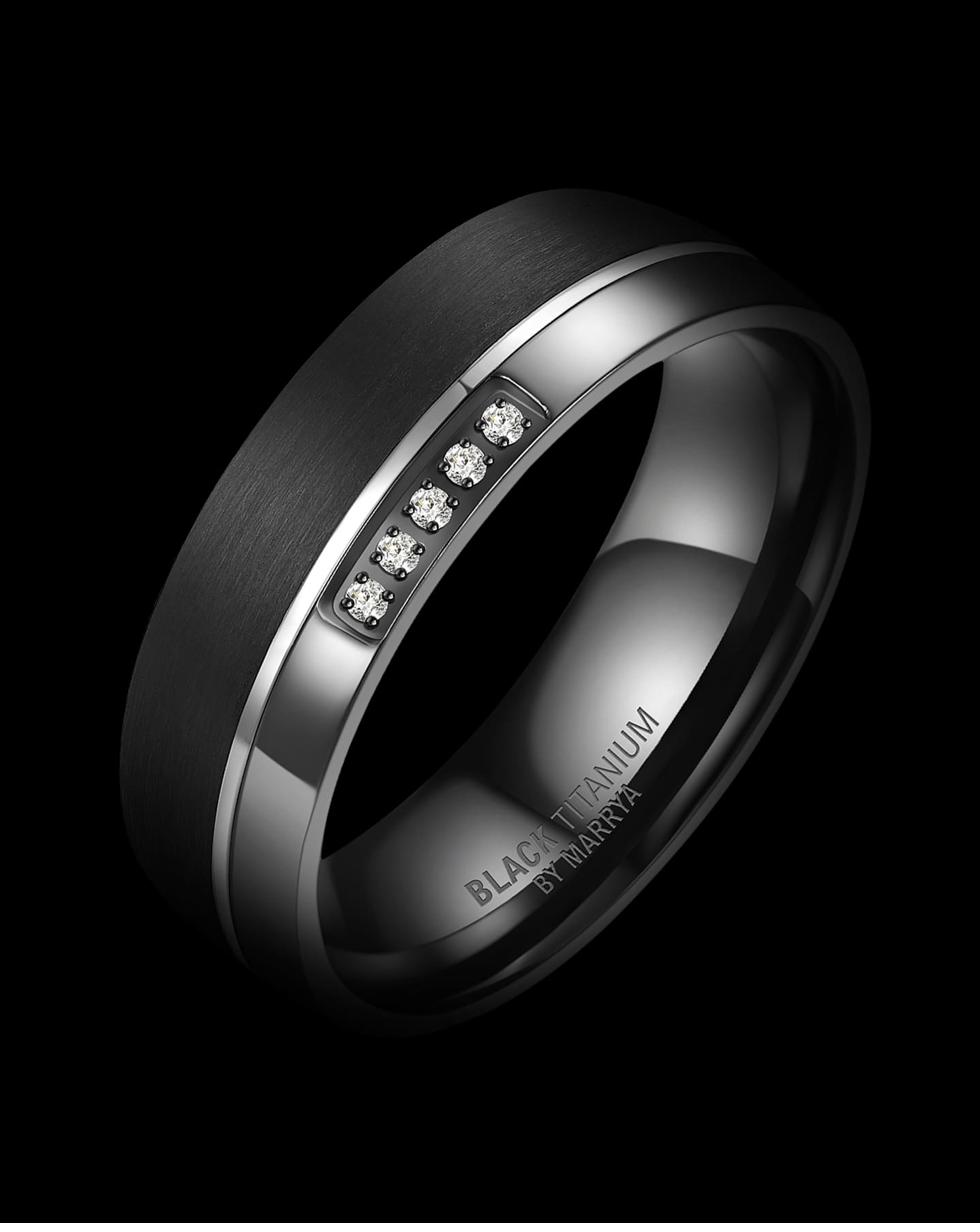 Black Titanium BT-07 – Der Charaktervolle (Damenring)