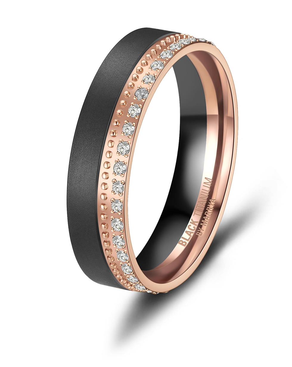 Black Titanium BT-09 – Der Luxuriöse (Damenring)