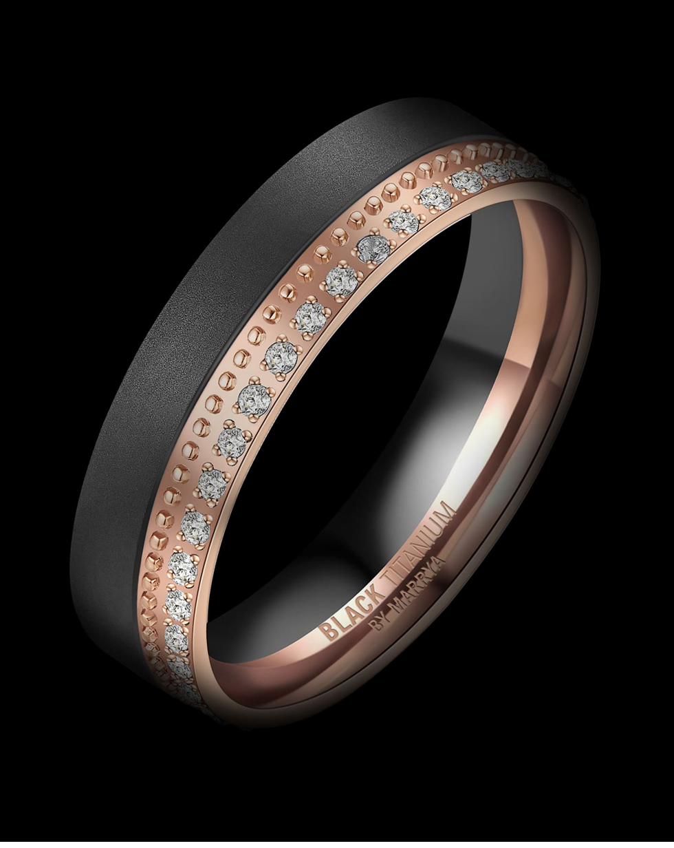 Black Titanium BT-09 – Der Luxuriöse (Damenring)