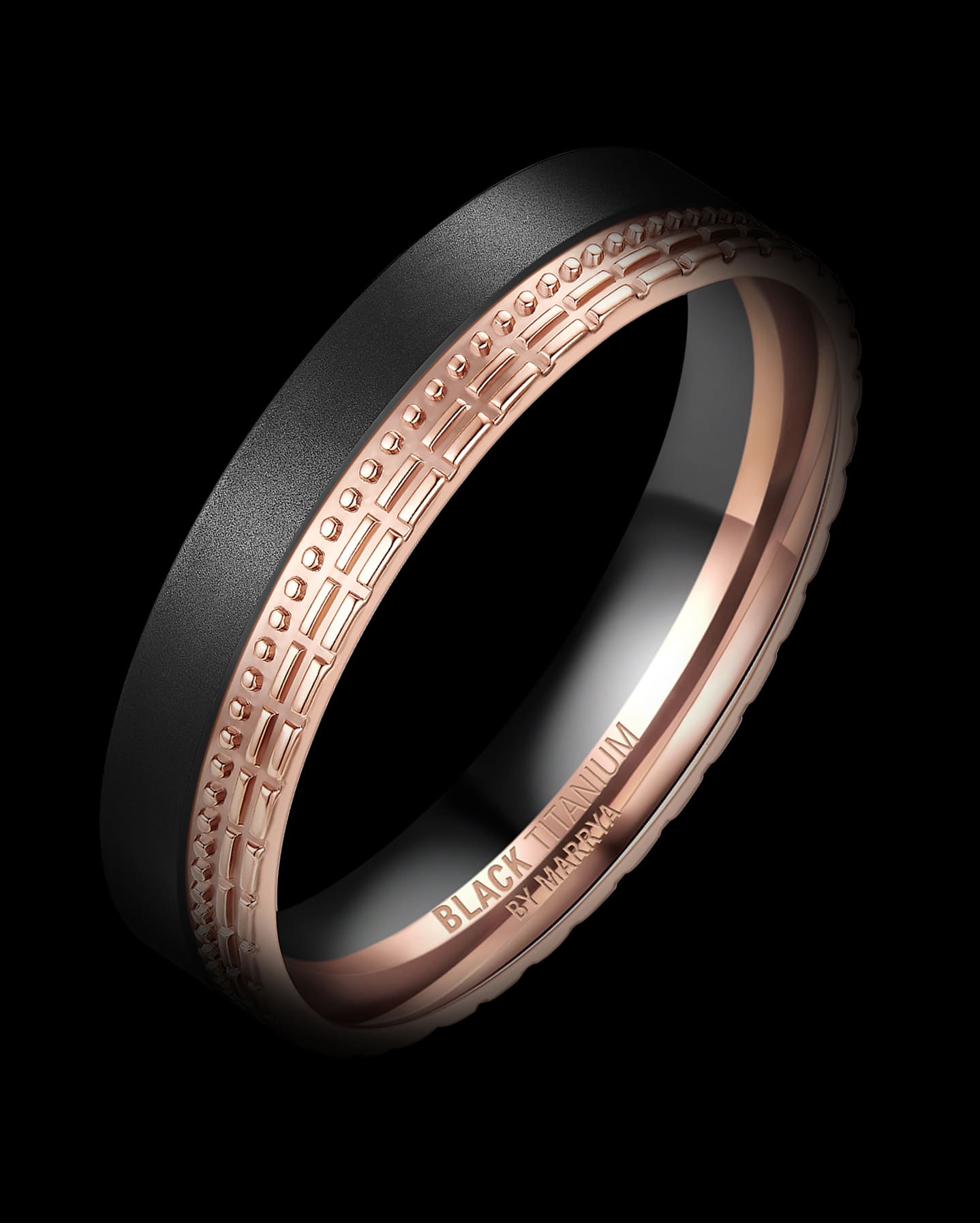 Black Titanium BT-09 – Der Luxuriöse (Herrenring)